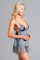 BW1776DG Dark Grey Babydoll