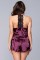 BW1787PUR Jasmina Satin Cami & Short Set