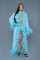BW834 Glamour Robe - Turquoise