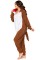 C1801 WOLF Adult Onesie