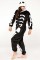 C1807 SKELETON Adult Onesie