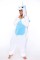 C1818-C WHITE UNICORN Child Onesie