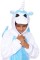 C1818-C WHITE UNICORN Child Onesie
