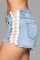 J6BL Double Up Shorts - Light Wash