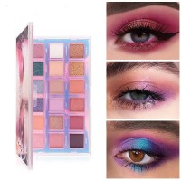 18 Color Pressed Eye Shadow Shimmer Glitter Palette Eyeshadow Makeup Set