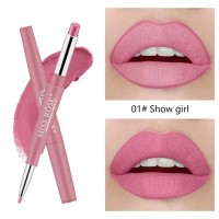 Lipgloss Beauty Matte Pencil Makeup Long Lasting Tint Pencil Show Girl #1 Lipstick - Pink