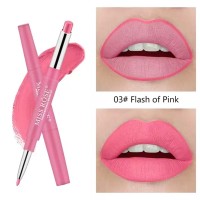 Lipgloss Beauty Matte Pencil Makeup Long Lasting Tint Pencil Flash of Pink #3 Lipstick - Pink