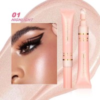 Liquid Air Cushion Highlight Blush Stick Contour Pearlescent Delicate Shimmer Cream - Highlight Beige