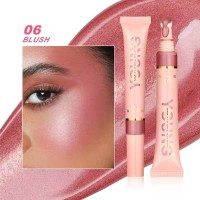 Liquid Air Cushion Highlight Blush Stick Contour Pearlescent Delicate Shimmer Cream - Blush Pink