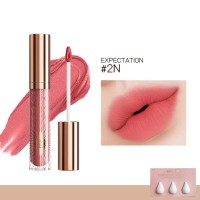 No Stain on Cup Nude Color Series Velvet Fog Feeling Liquid Expectation #2N Lipstick - Pink
