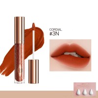 No Stain on Cup Nude Color Series Velvet Fog Feeling Liquid Cordial #3N Lipstick - Red