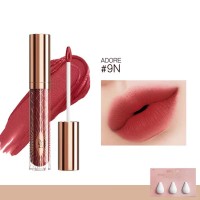 No Stain on Cup Nude Color Series Velvet Fog Feeling Liquid Adore #9N Lipstick - Red