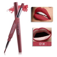 Lipgloss Beauty Matte Pencil Makeup Long Lasting Tint Pencil Lipstick - HotPink