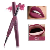 Lipgloss Beauty Matte Pencil Makeup Long Lasting Tint Pencil Lipstick - Purple