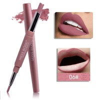Lipgloss Beauty Matte Pencil Makeup Long Lasting Tint Pencil Lipstick - Pink
