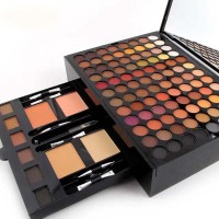 Piano Box Style Eyeshadow Palette Brushes Long Lasting Waterproof Eyebrow Concealer Beauty Cosmetic Makeup Set