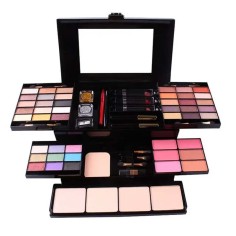 Matte Glitter Eyeshadow Powder Blush Women Multi-functional Palette Cosmetic Case Professional Makeup Set Box