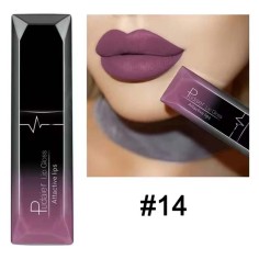 Waterproof Glossy MakeUp Lipstick - Purple