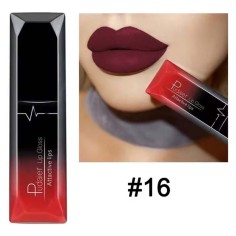 Waterproof Glossy MakeUp Lipstick - Burgundy