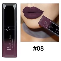 Waterproof Glossy MakeUp Lipstick - Purple