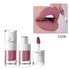 Waterproof Non Stick Glossy Liquid Lipstick - Pink