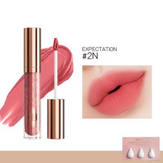 No Stain on Cup Nude Color Series Velvet Fog Feeling Liquid Expectation #2N Lipstick - Pink