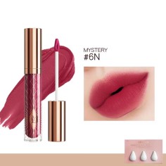 No Stain on Cup Nude Color Series Velvet Fog Feeling Liquid Mystery #6N Lipstick - Red