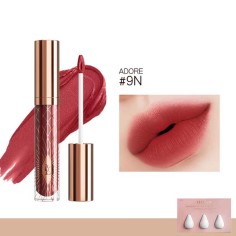 No Stain on Cup Nude Color Series Velvet Fog Feeling Liquid Adore #9N Lipstick - Red