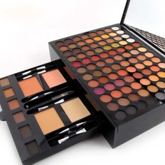 Piano Box Style Eyeshadow Palette Brushes Long Lasting Waterproof Eyebrow Concealer Beauty Cosmetic Makeup Set