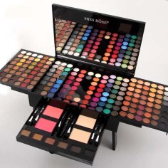 Piano Box Style Eyeshadow Palette Brushes Long Lasting Waterproof Eyebrow Concealer Beauty Cosmetic Makeup Set
