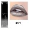 Waterproof Glossy MakeUp Lipstick - Silver