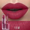 Non-sticky Cup Waterproof Long Lasting Lip Gloss Matte Liquid Lipstick - Medium Violet Red