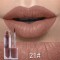 Non-sticky Cup Waterproof Long Lasting Lip Gloss Matte Liquid Lipstick - Tan