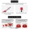 Lipgloss Beauty Matte Pencil Makeup Long Lasting Tint Pencil Ruby Lush #4 Lipstick - HotPink