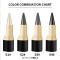 Long Lasting 24H WaterproofGel Eye Shadow Pencil Eyeliner - Black Dark