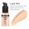 Liquid Foundation Waterproof Long Lasting Matte Moisturizing Brightening Concealer CC Cream Base Makeup - Light Beige