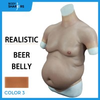 Silicone Dad Waist Beer Belly Fat Funny Cosplay Bodysuit