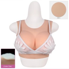 Silicone Breasts Cosplay Chest Suit Breast Forms C D F Cup Fake Boobs for Transgenders Cosplayers Dragqueens Crossdressers