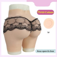 Fake Butt Silicone Hip Vagina Panties for Cosplayers Crossdresser Transgender Shemale Drag Queen
