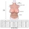Fake Boobs Half Body Suit Artificial Silicone Breasts Enhancer C D E G Cup for Transgenders Cosplayers Dragqueens Crossdressers