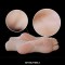 1 pcs 3D Flexible Silicone Right or Left Female Fetish Fake Foot