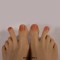 Platinum Silicone Real-life Simulation Female Foot Footwear Shooting Display Props Pedicure Painting Teaching Fetish - Single