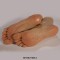 Platinum Silicone Real-life Simulation Female Foot Footwear Shooting Display Props Pedicure Painting Teaching Fetish - Single