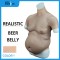 Silicone Dad Waist Beer Belly Fat Funny Cosplay Bodysuit