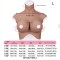 Fake Boobs Half Body Suit Breasts Enhancer B to E Cup 7th Generation for Transgenders Cosplayers Dragqueens Crossdressers