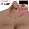 Fake Boobs Half Body Suit Breasts Enhancer H Cup 7th Generation for Transgenders Cosplayers Dragqueens Crossdressers