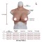 8th Latest Generation Airbag Filling Artificial Silicone Breasts Three Sizes Boobs - Large Size - Tan Color