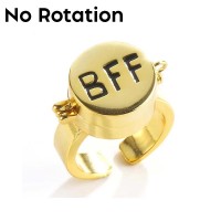 No Rotation Patrick SpongeBob BFF Christmas Birthday Gifts Rings