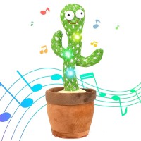Funny Talking Mocking Recording Cactus Plush Toy For Kids and Pets
