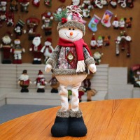 Cute Christmas Leg Table Snowman Decoration Toys
